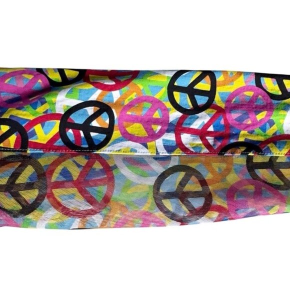 IBKUL Women’s Sz S Peri Peace Sign Long Sleeve Mock Golf Shirt UPF 50+ - Picture 8 of 9